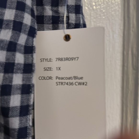 NWT Zac & Rachel crop pants size 1X. - Picture 5 of 6